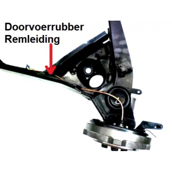 Doorvoerrubber remleiding draagarmen - Afbeelding 2