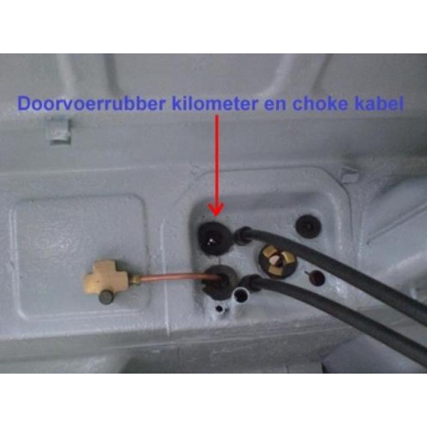 Passe-fil en caoutchouc pour câble de compteur de vitesse tunnel arrière – Image 2