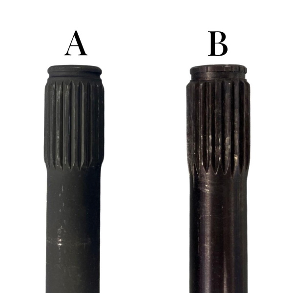 Aandrijfas 25mm set 126 (A-kwaliteit) - Afbeelding 2