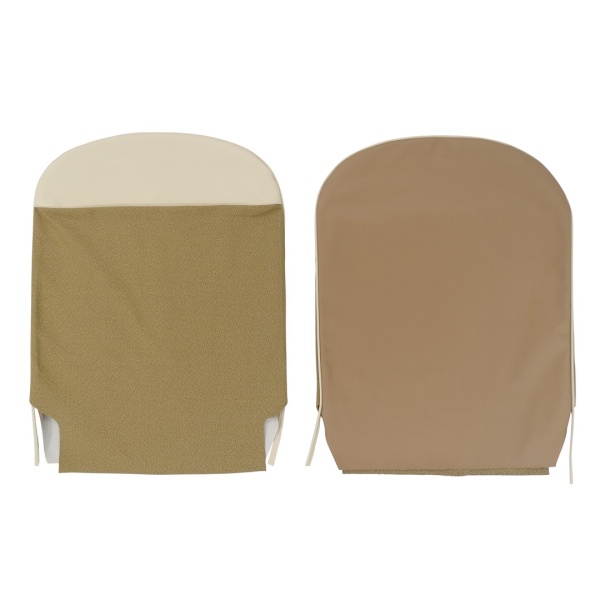 Housses de siège (jeu complet) - Tissu marron - Fiat 500 N – Image 3