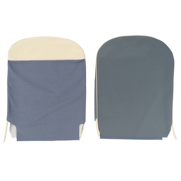 Seat covers (Full Set) – Blue Fabric – Fiat 500 N - Image 3