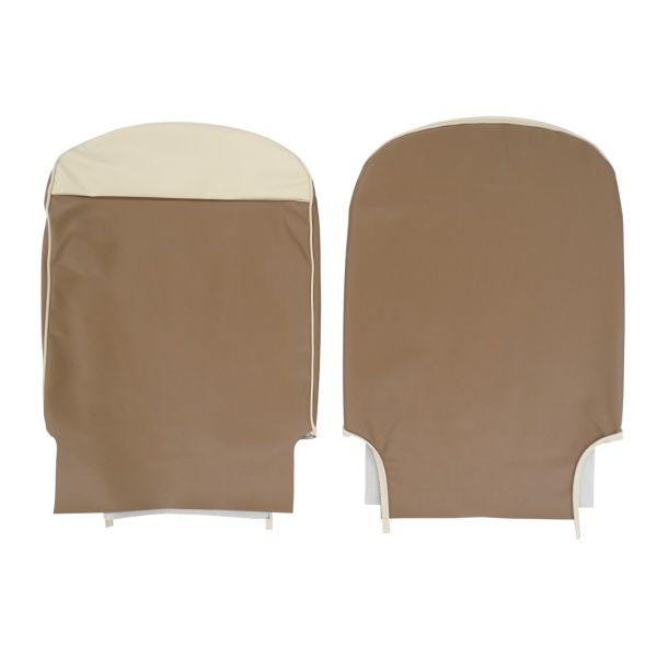 Seat covers (Full Set) - Brown - Fiat 500 D (before 03-1963) - Image 3