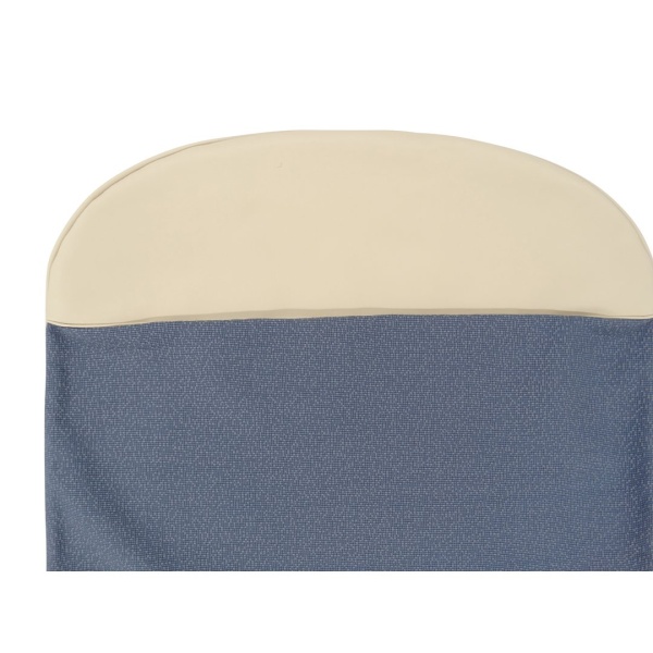 Stoelhoezen (Volledige set) - Blauw stof - Fiat 500 D (voor 03-1963) - Afbeelding 4