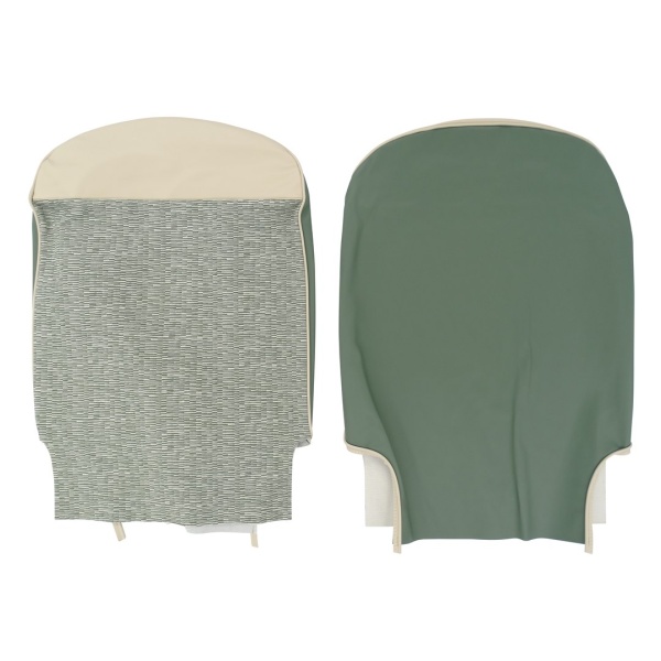 Seat covers (Full Set) – Green Fabric – Fiat 500 D (after 03-1963) - Image 3