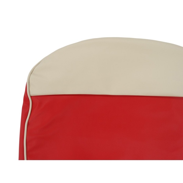 Stoelhoezen (Volledige Set) - Rood - Fiat 500 Giardiniera - Afbeelding 4