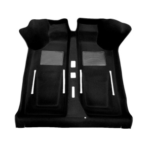 Carpet - Black - Two heel protectors