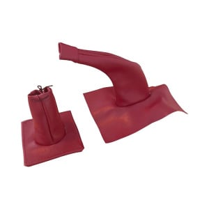 Handbrake and gear lever cover - Bordeaux