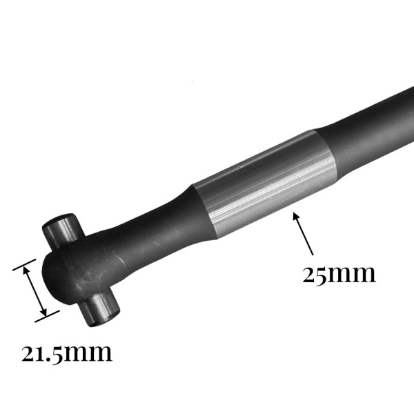 Aandrijfas 25 mm (hoge kwaliteit) - Afbeelding 2