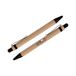 Stylo à bille Fiat van der Laan - Bamboo Eco - Noir