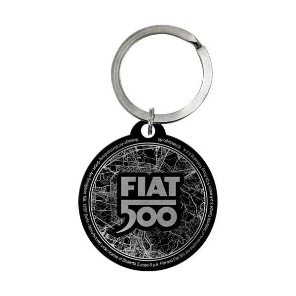Key chain Round Fiat 500 – Turin Italy - Image 2